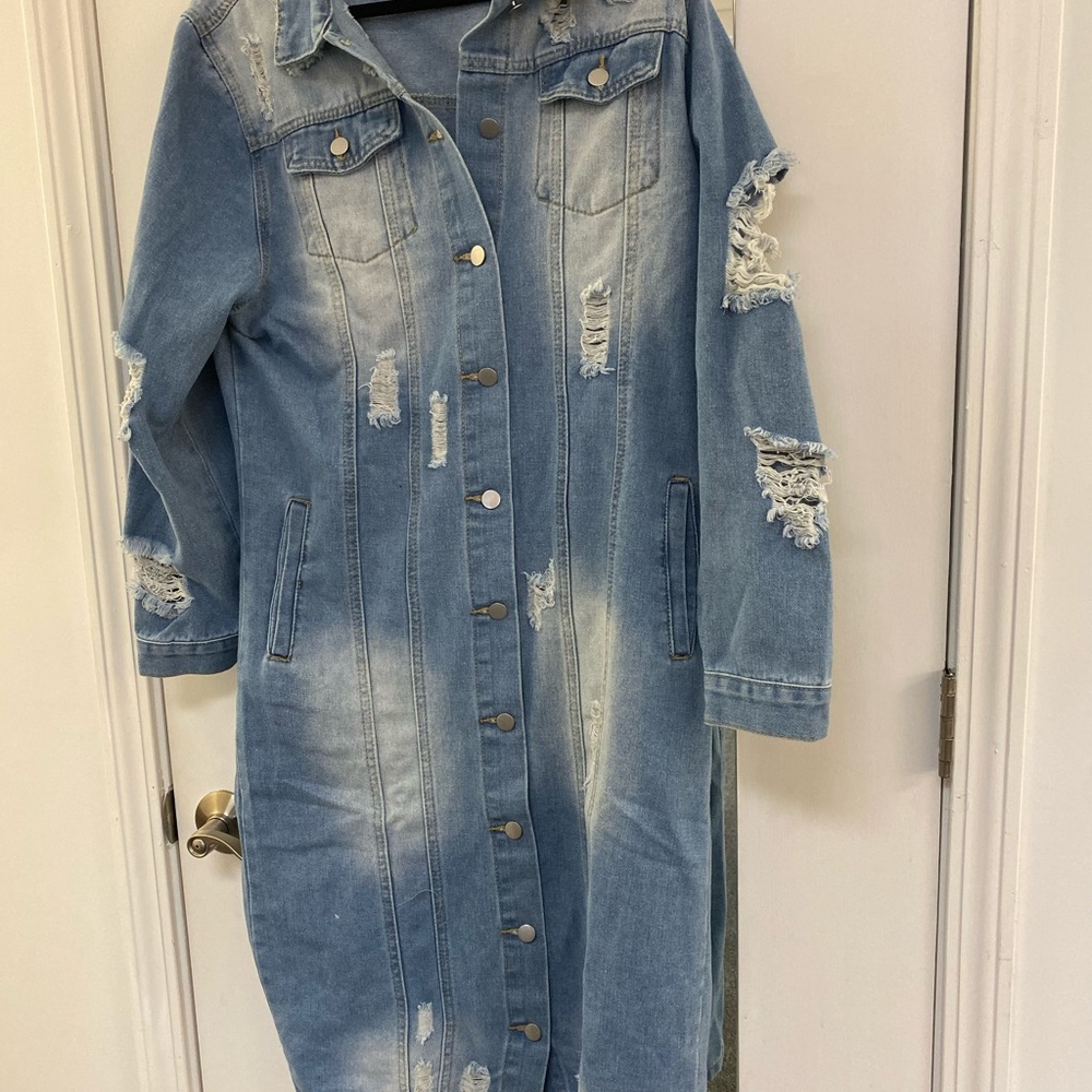 Denim duster - Picture 2 of 4